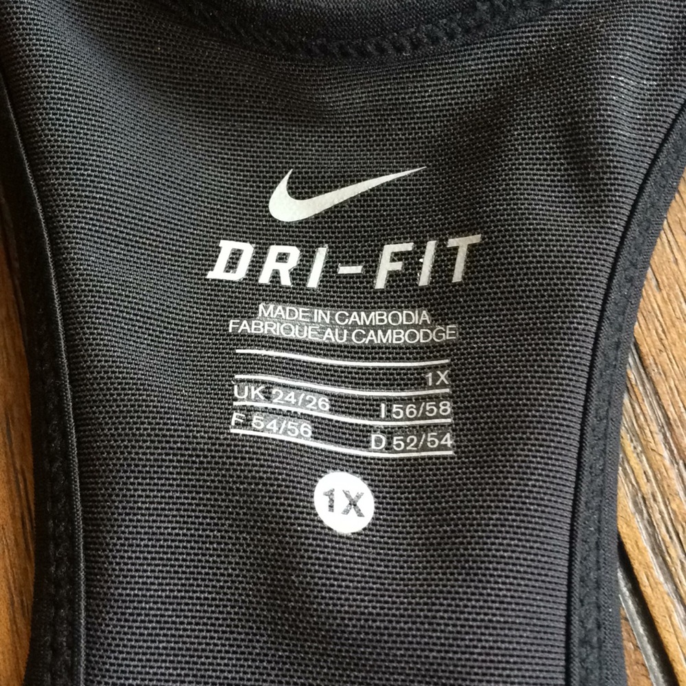 NWT Nike Plus Size Medium Impact Racerback Tank - Picture 7 of 8